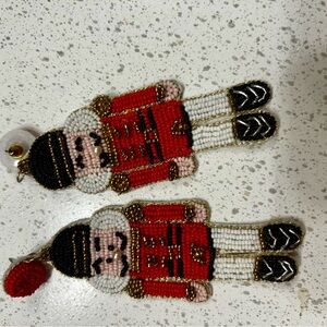 Beaded Nutcracker Earrings